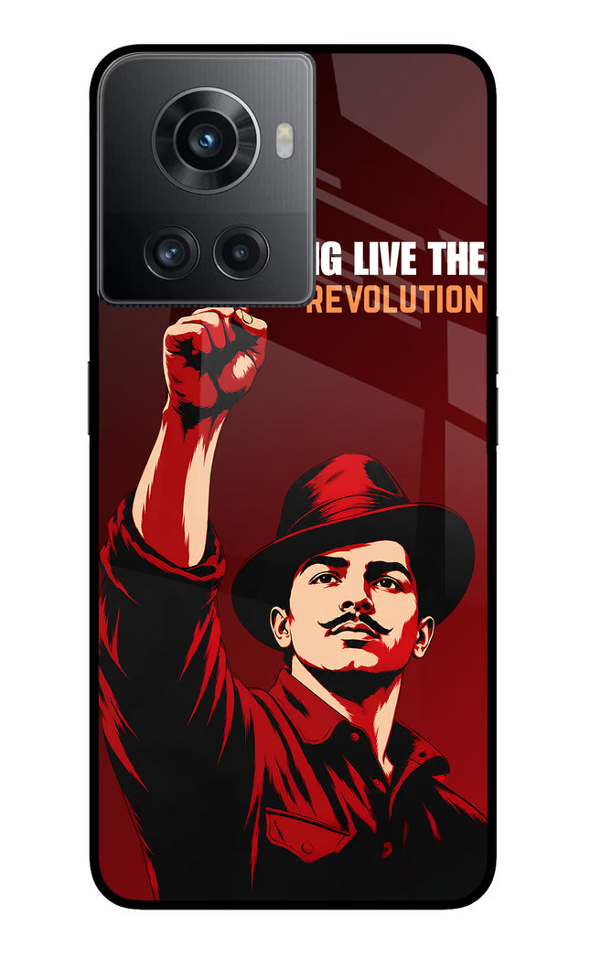 Bhagat Singh Revolution OnePlus 10R 5G Glass Case