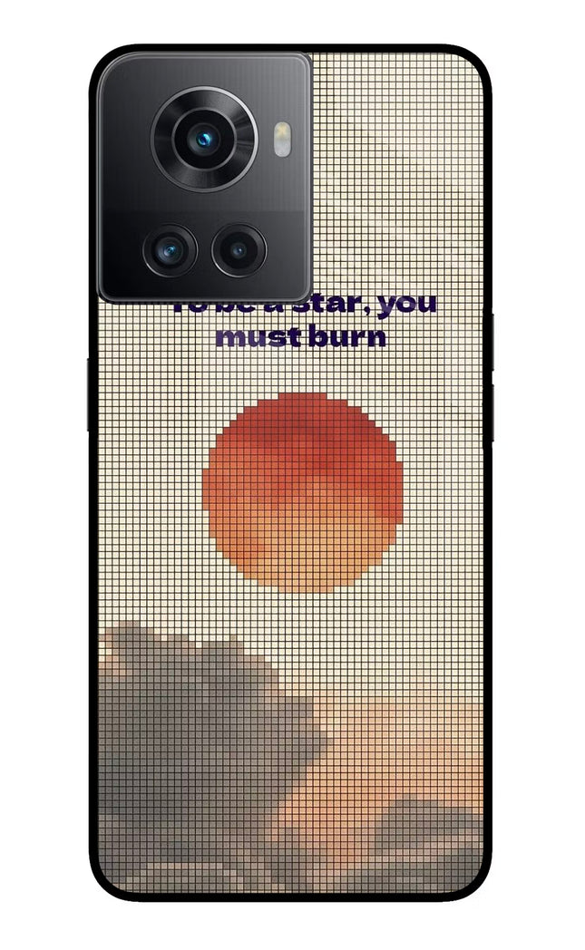 Pixel Sun OnePlus 10R 5G Glass Case