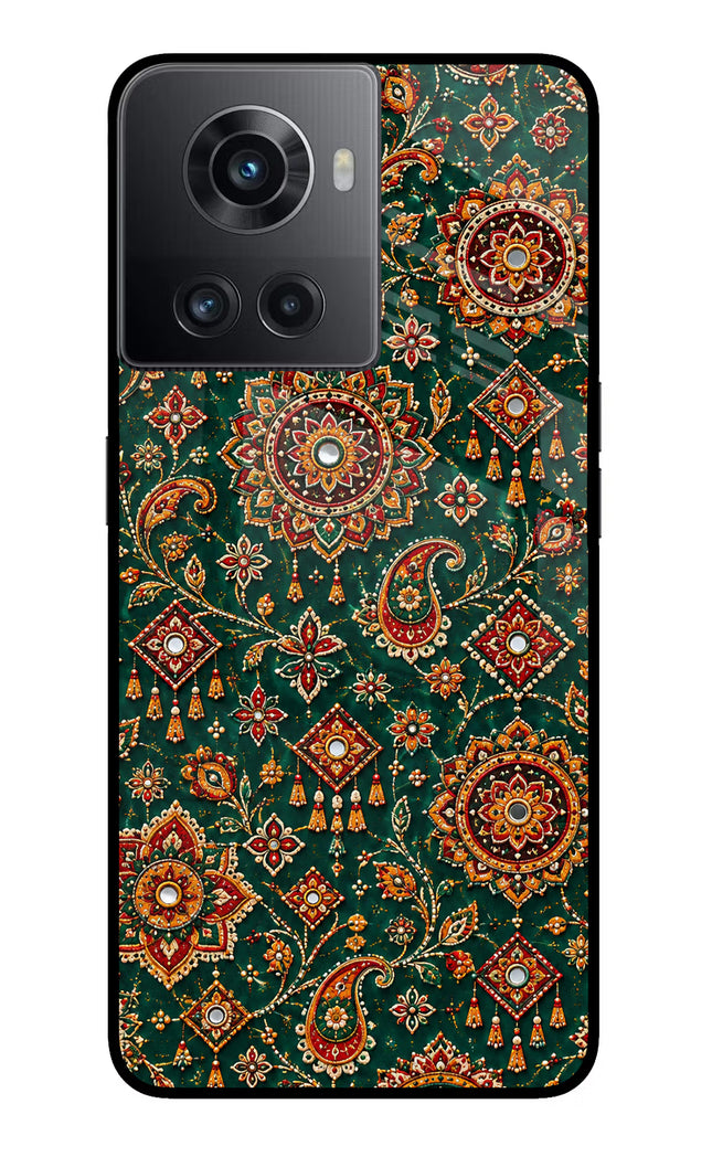 Green Pataka OnePlus 10R 5G Glass Case