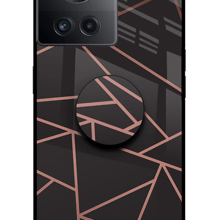 Geometric Pattern OnePlus 10R 5G Glass Case