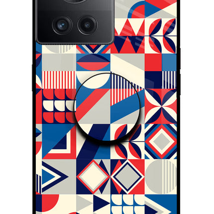 Colorful Pattern OnePlus 10R 5G Pop Case by Casekaro