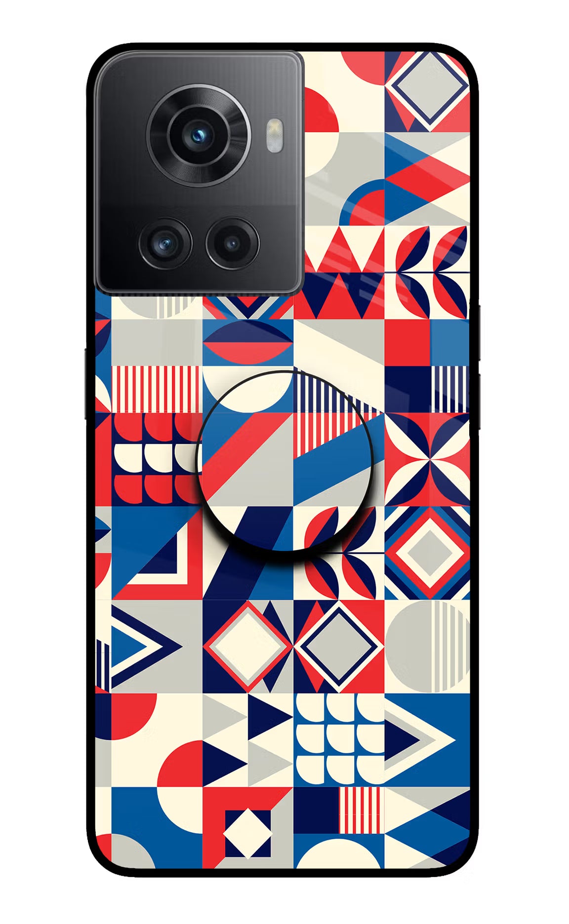 Colorful Pattern OnePlus 10R 5G Pop Case by Casekaro