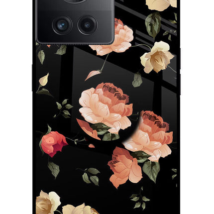 Flowers OnePlus 10R 5G Glass Case