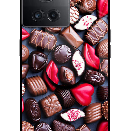 Chocolates OnePlus 10R 5G Glass Case