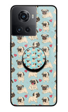 Pug Dog OnePlus 10R 5G Glass Case