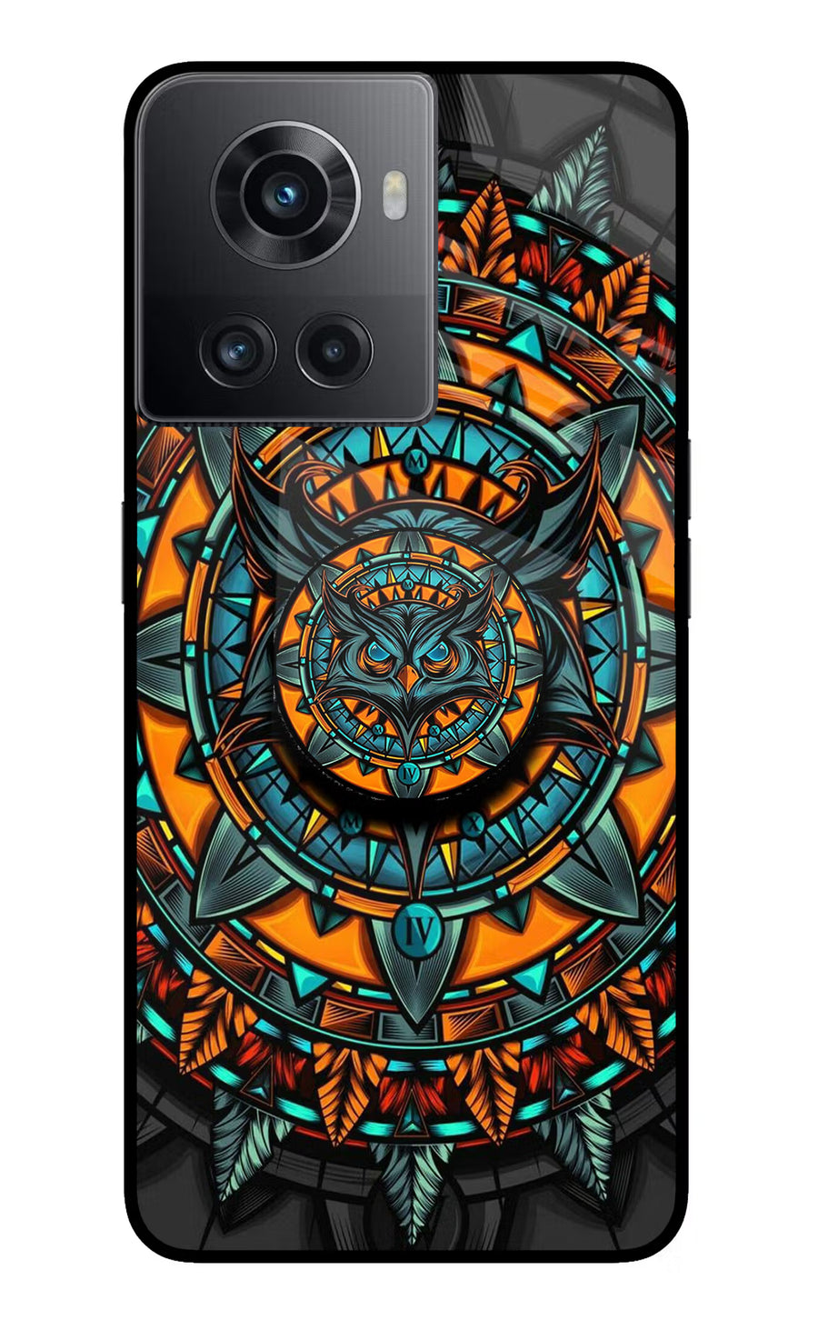 Angry Owl OnePlus 10R 5G Pop Case, Glass case