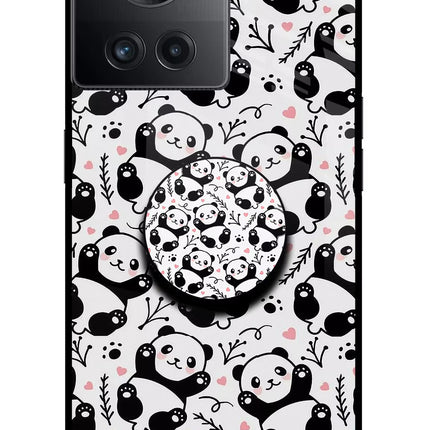 Cute Panda OnePlus 10R 5G Pop Case by Casekaro