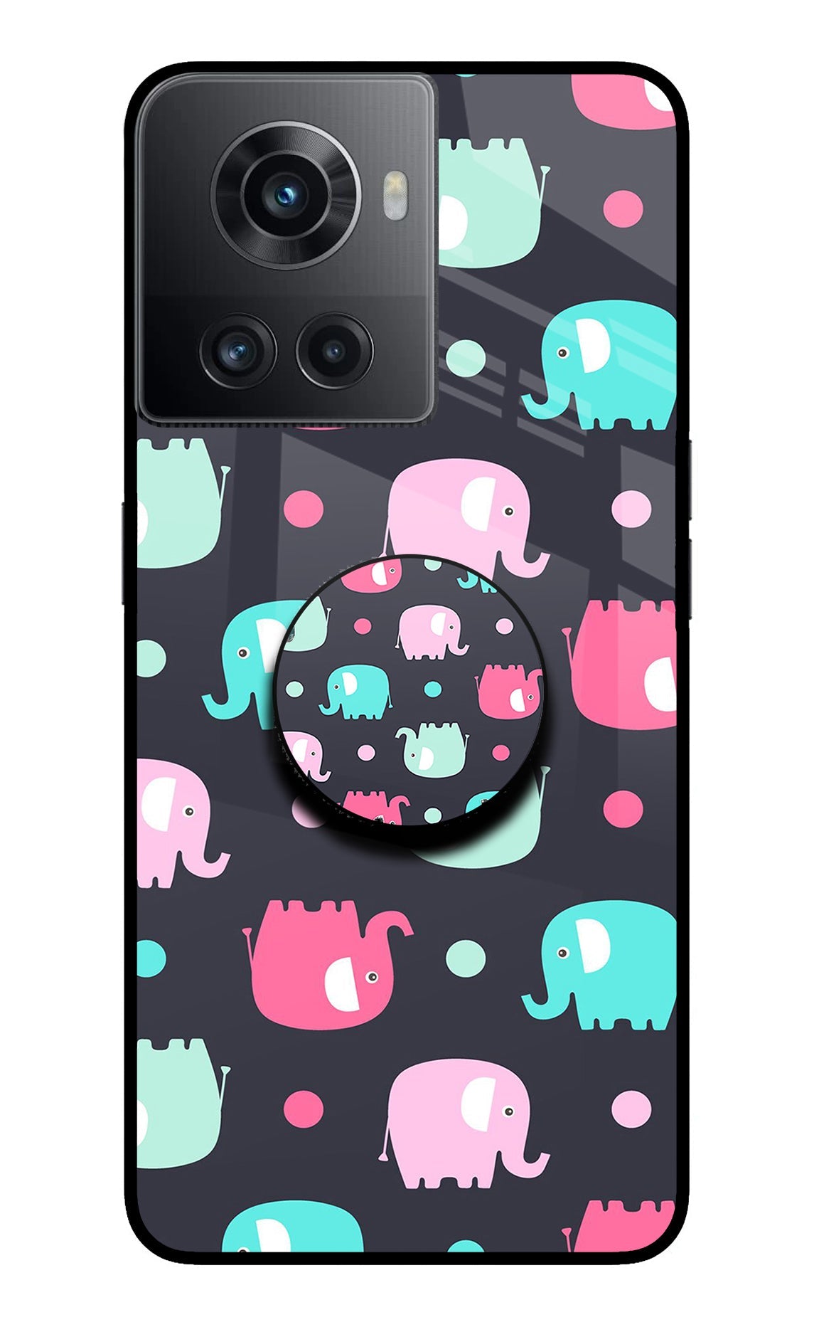 Baby Elephants OnePlus 10R 5G Pop Case