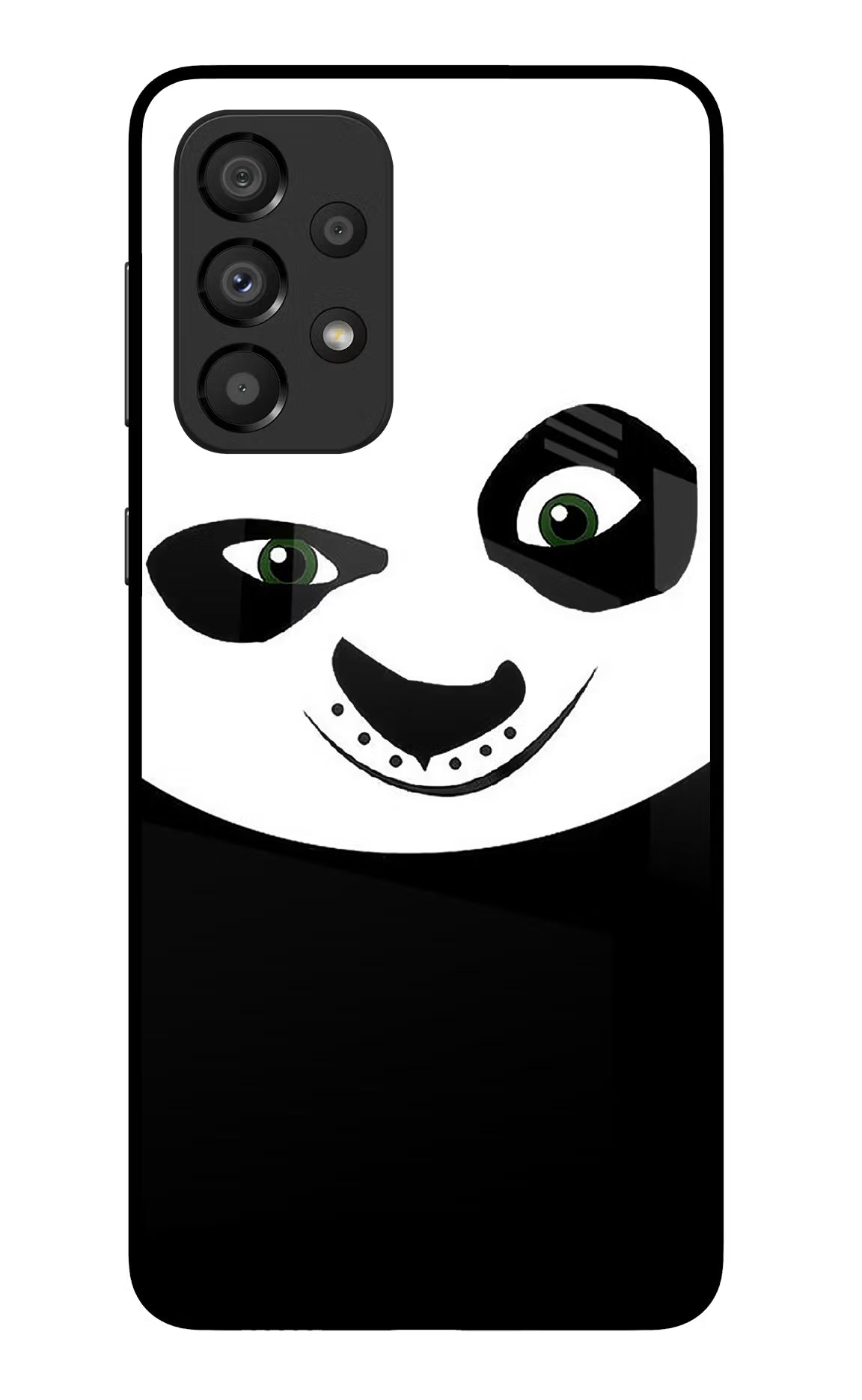 Panda Samsung A33 5G Glass Case Back Cover by Casekaro