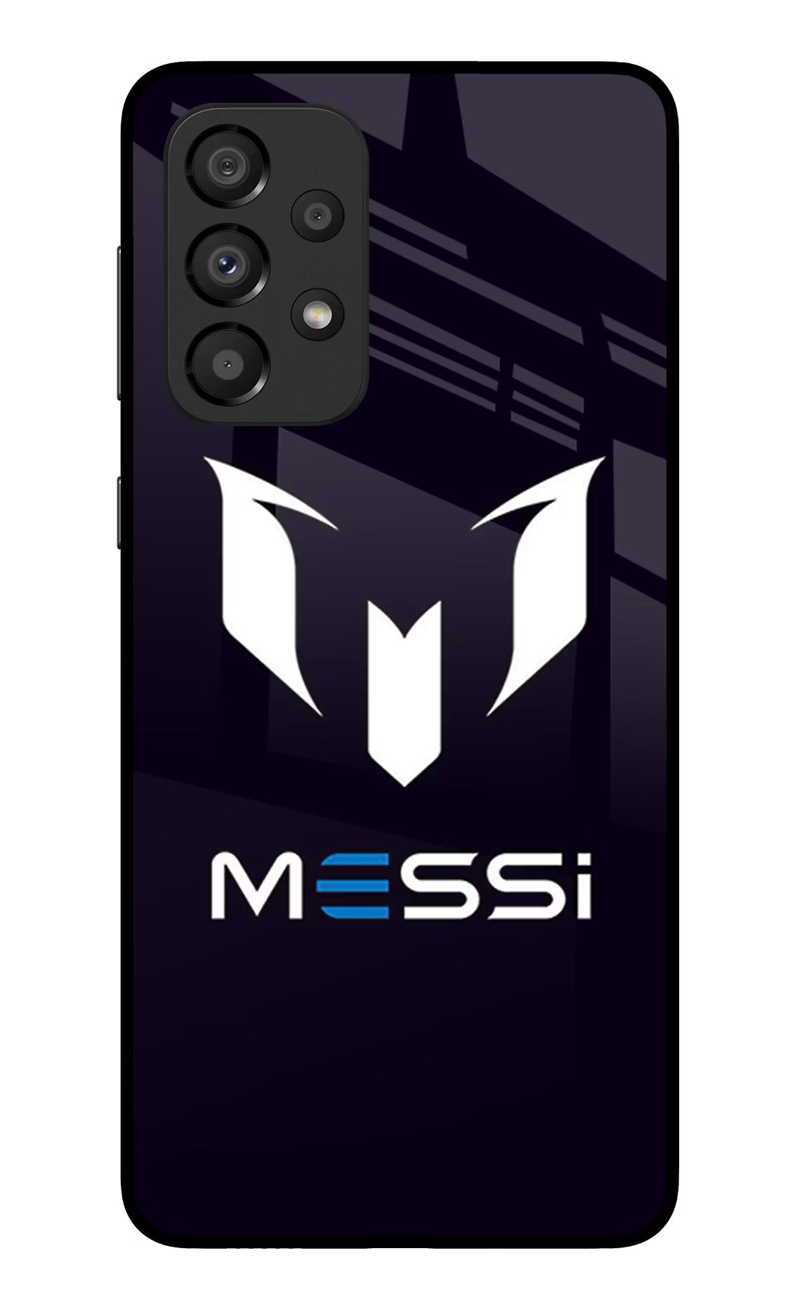 Messi Logo Samsung A33 5G Glass Case Back Cover by Casekaro