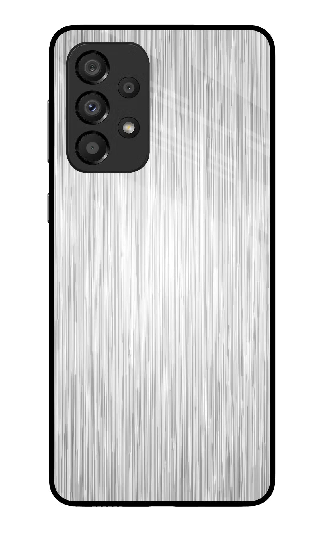 Wooden Grey Texture Samsung A33 5G Glass Case Back Cover by Casekaro