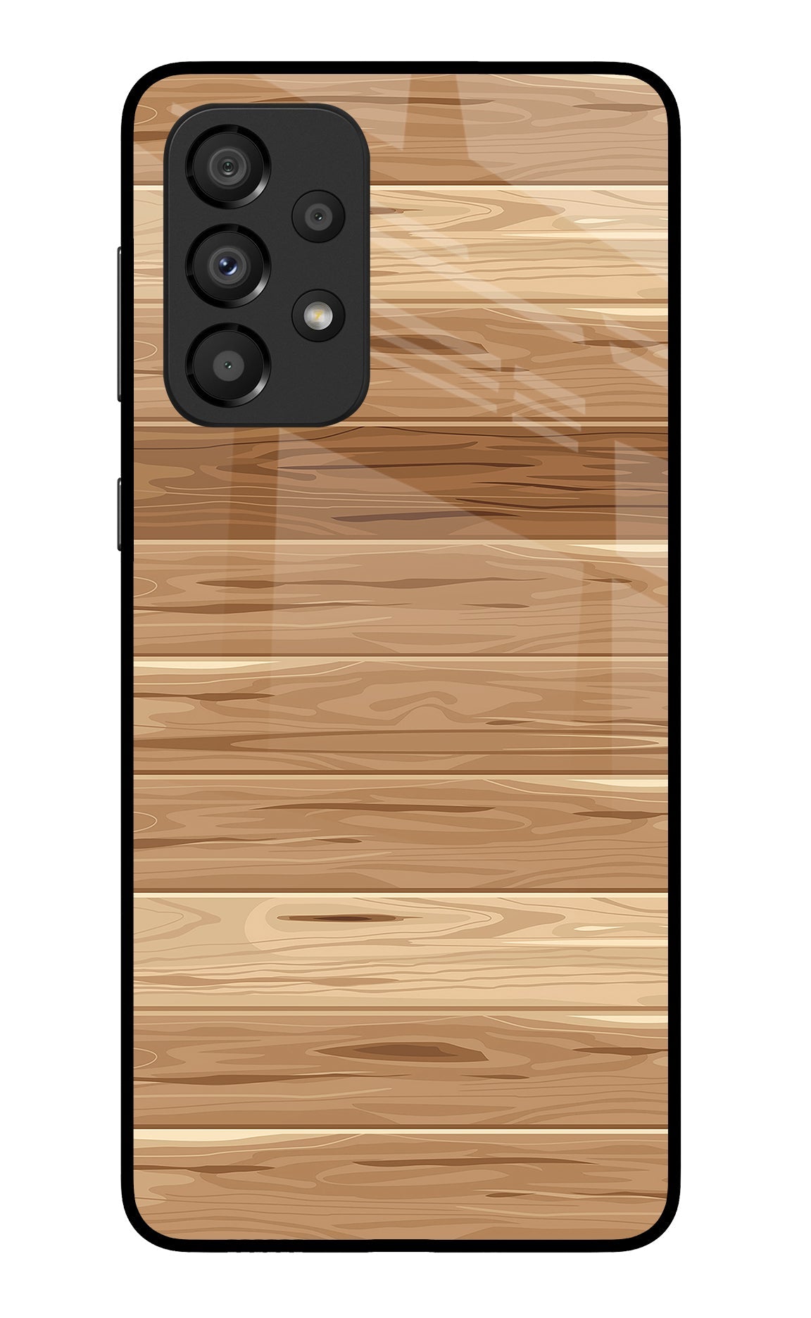 Wooden Vector Samsung A33 5G Glass Case