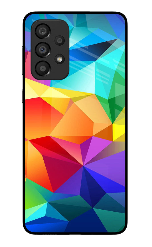 Abstract Pattern Samsung A33 5G Glass Case