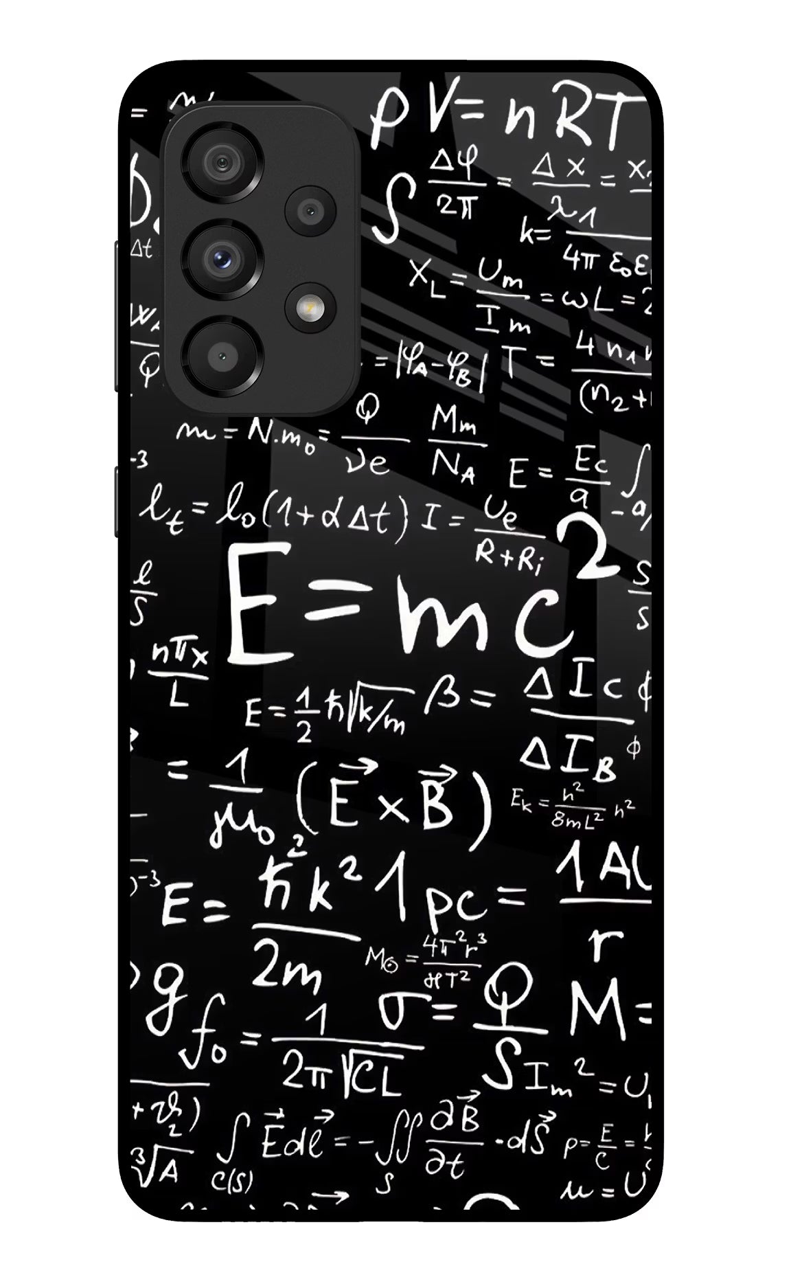 Physics Formula Samsung A33 5G Glass Case Back Cover by Casekaro