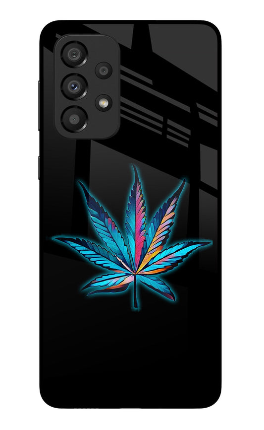 Weed Samsung A33 5G Glass Case