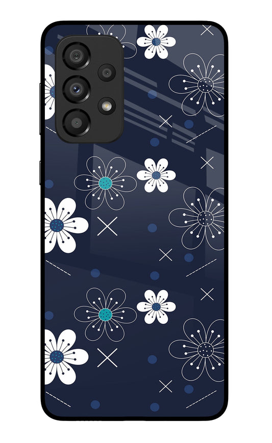 Flowers Samsung A33 5G Glass Case