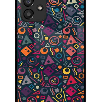 Geometric Abstract Samsung A33 5G Glass Case