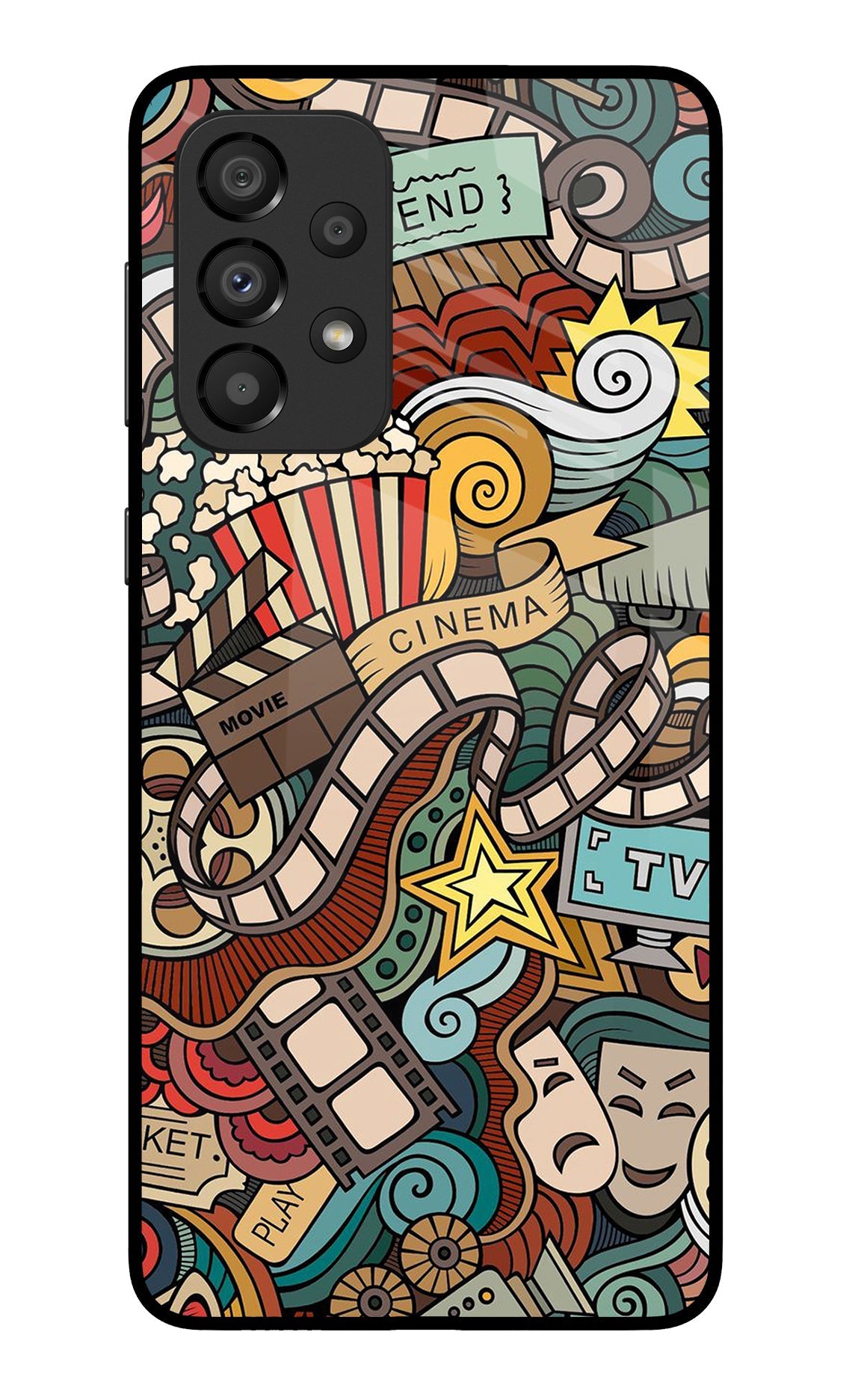 Cinema Abstract Samsung A33 5G Back Cover