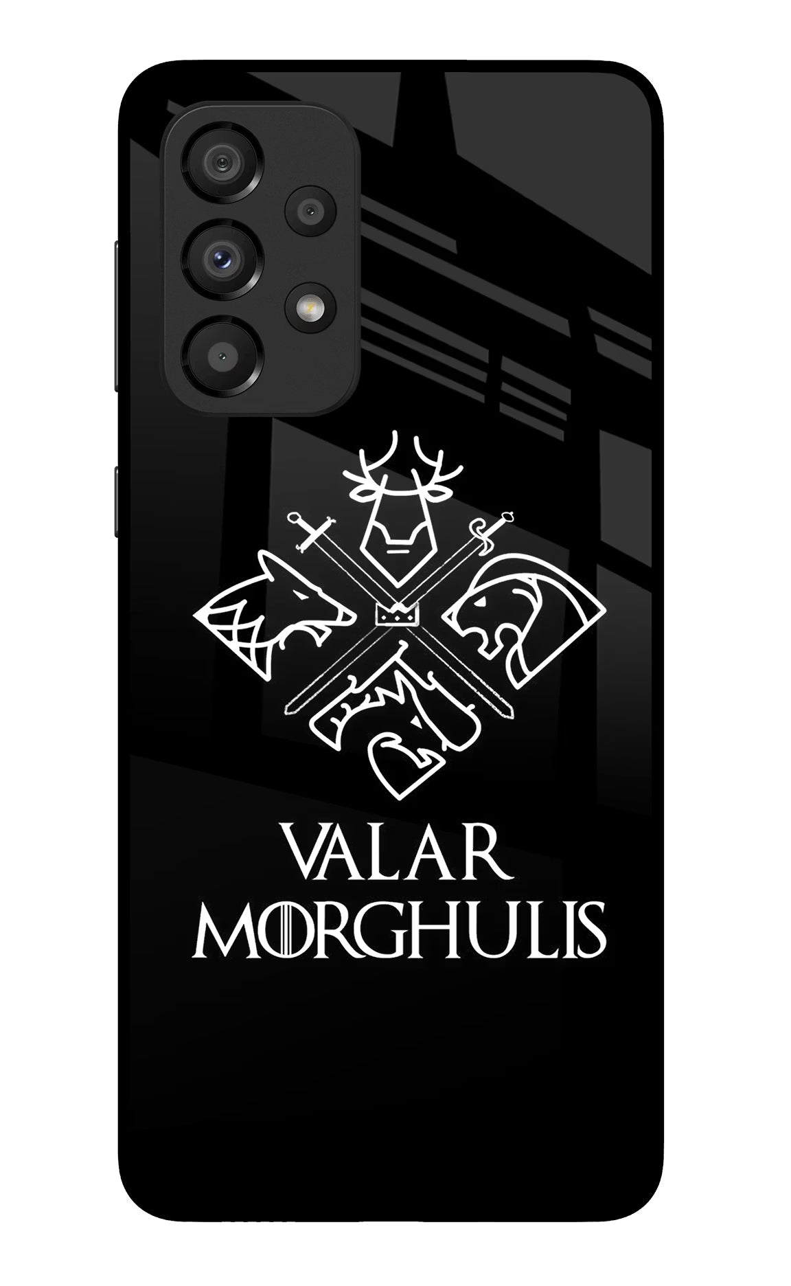 Valar Morghulis | Game Of Thrones Samsung A33 5G Glass Case Back Cover by Casekaro