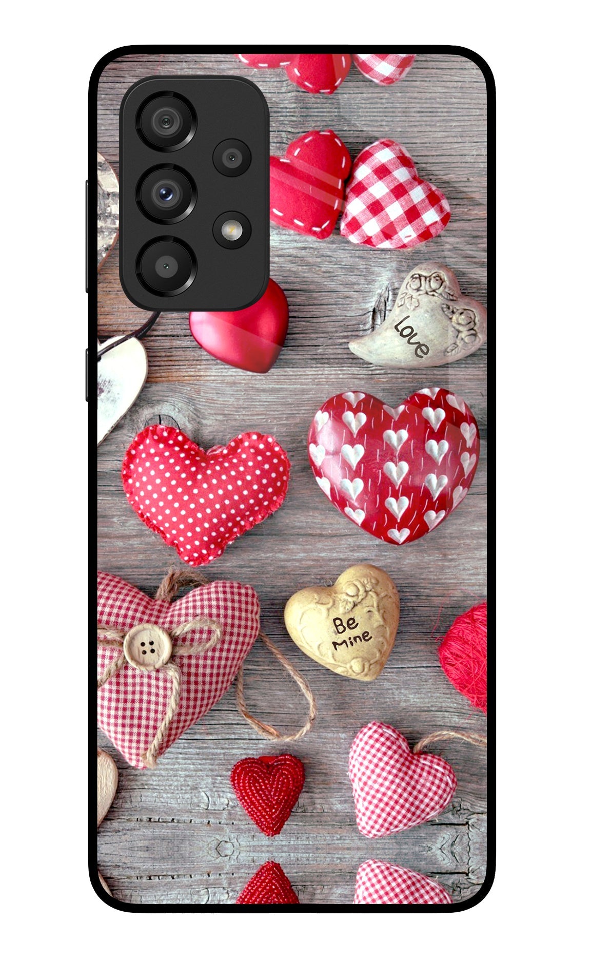 Love Wallpaper Samsung A33 5G Glass Case