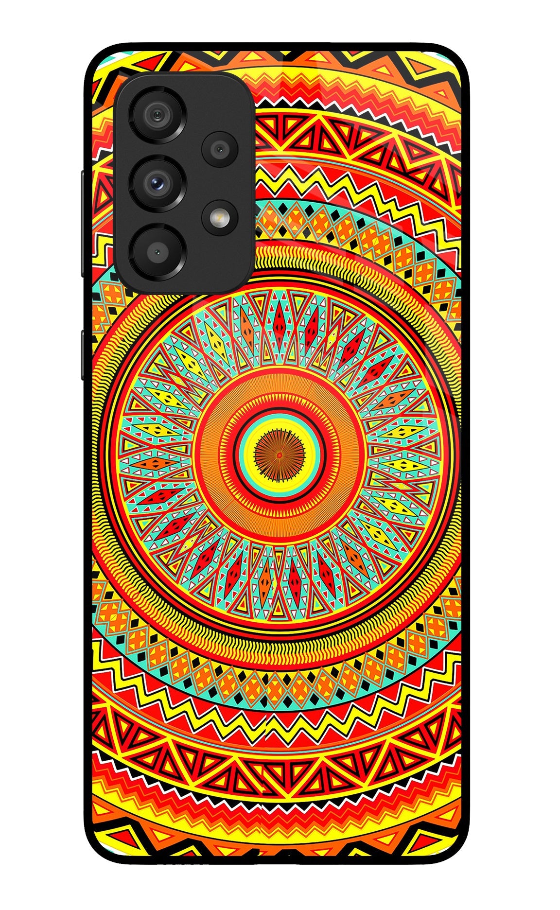 Mandala Pattern Samsung A33 5G Glass Case