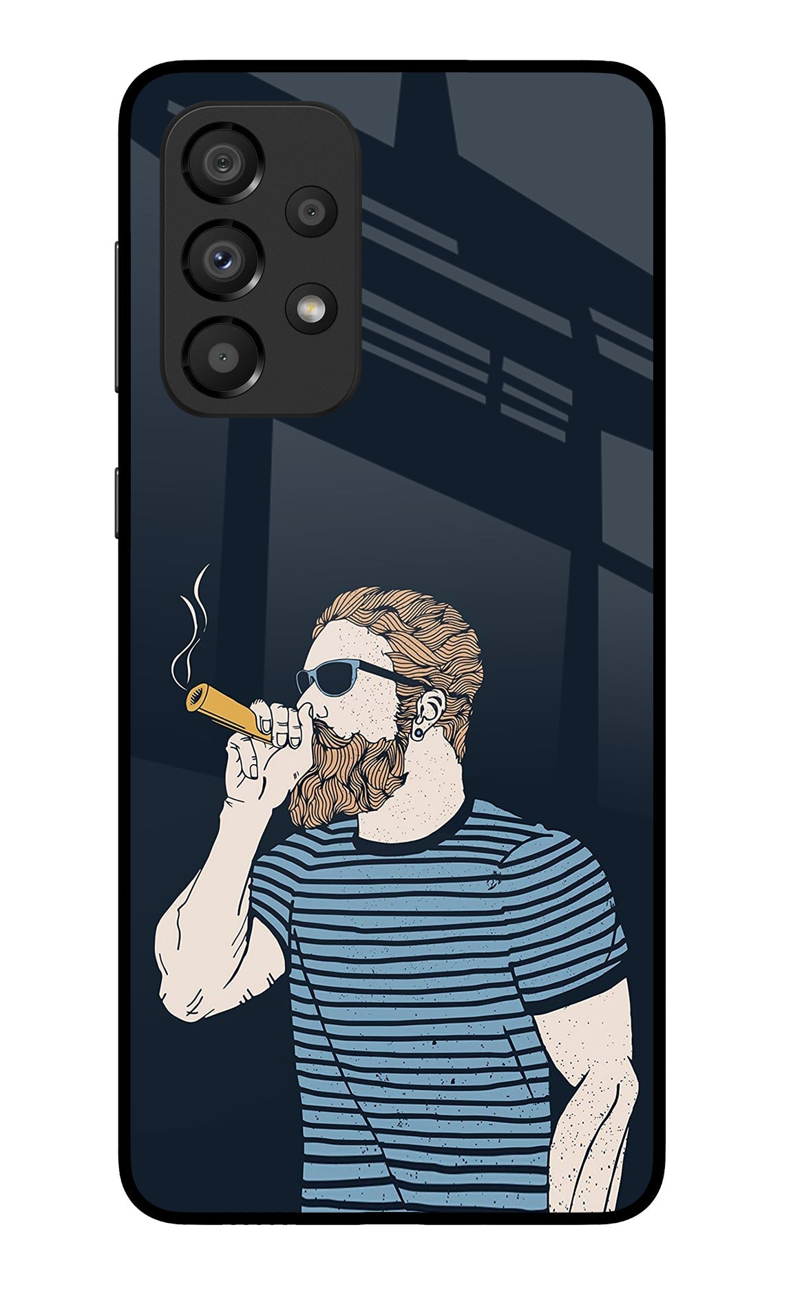 Smoking Samsung A33 5G Glass Case