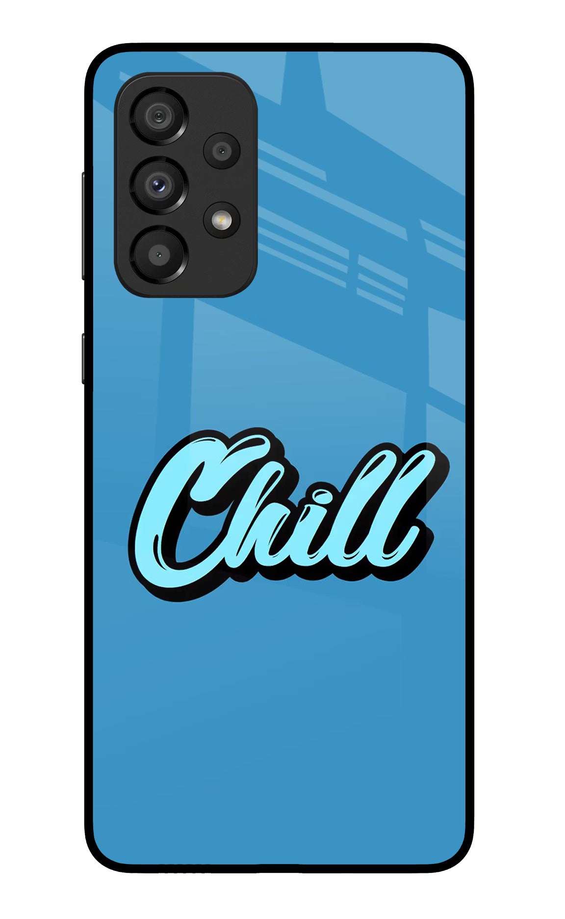 Chill Samsung A33 5G Glass Case Back Cover by Casekaro