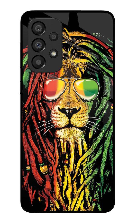 Rasta Lion Samsung A33 5G Glass Case