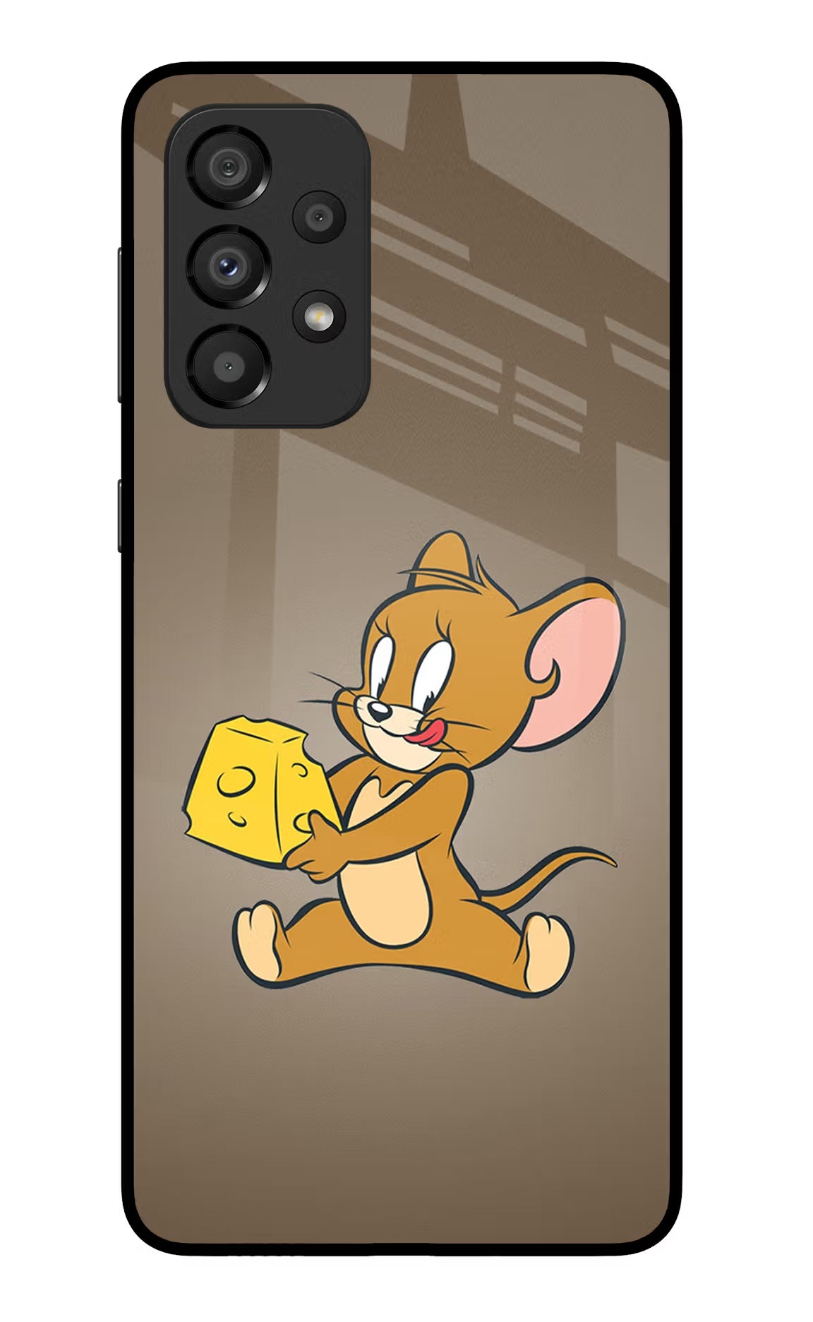 Jerry Samsung A33 5G Glass Case Back Cover by Casekaro