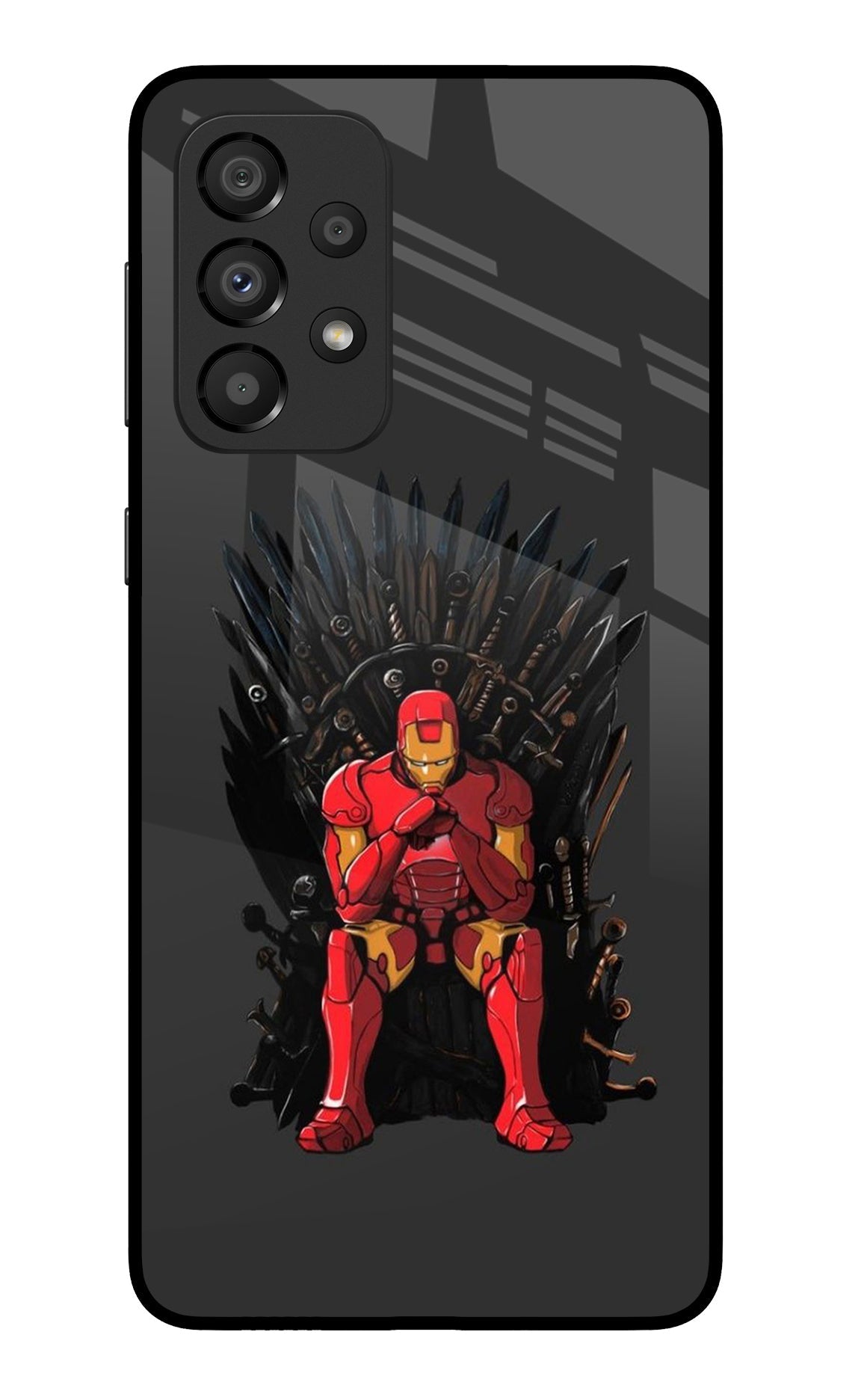 Ironman Throne Samsung A33 5G Glass Case