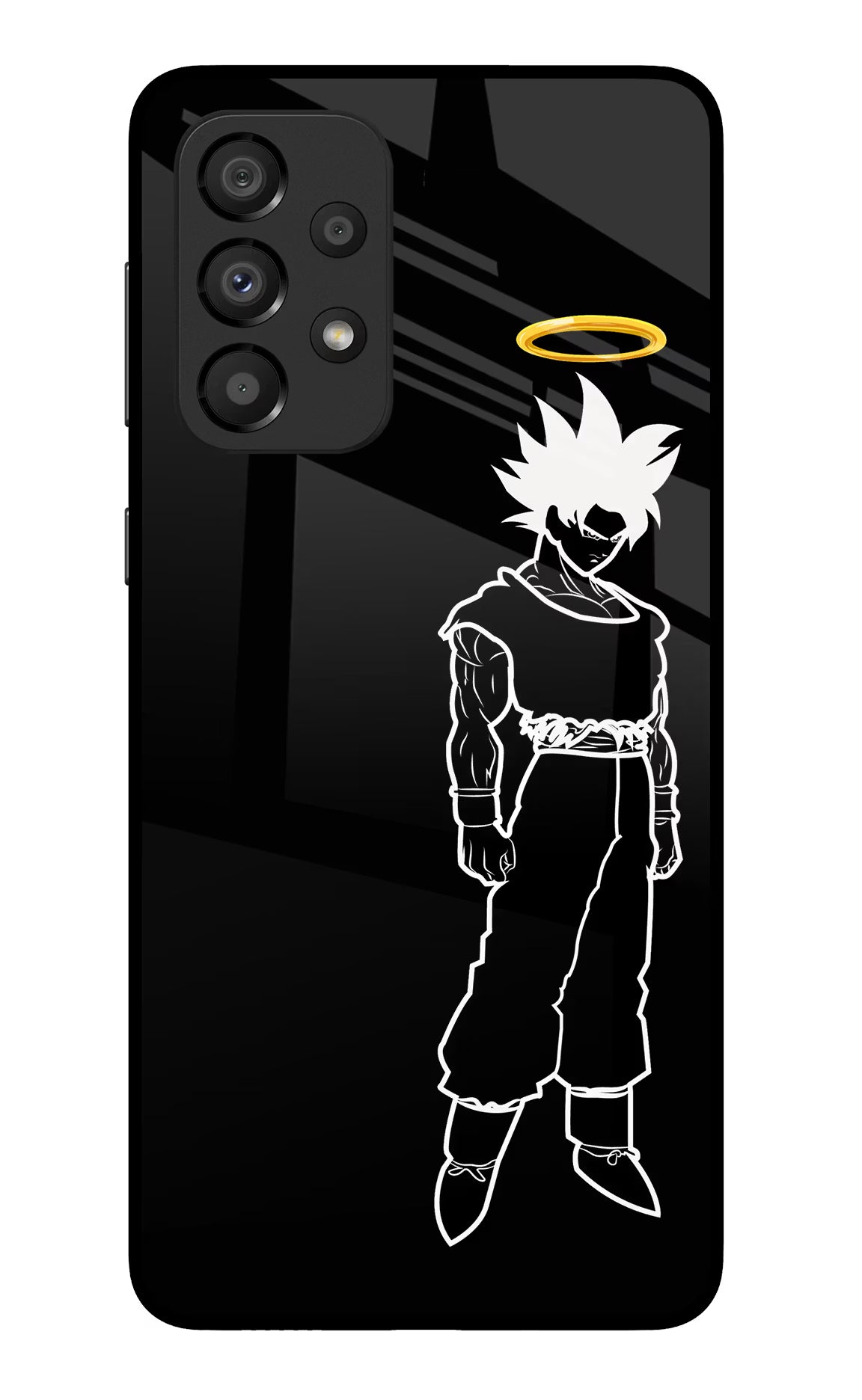 DBS Character Samsung A33 5G Glass Case Back Cover by Casekaro