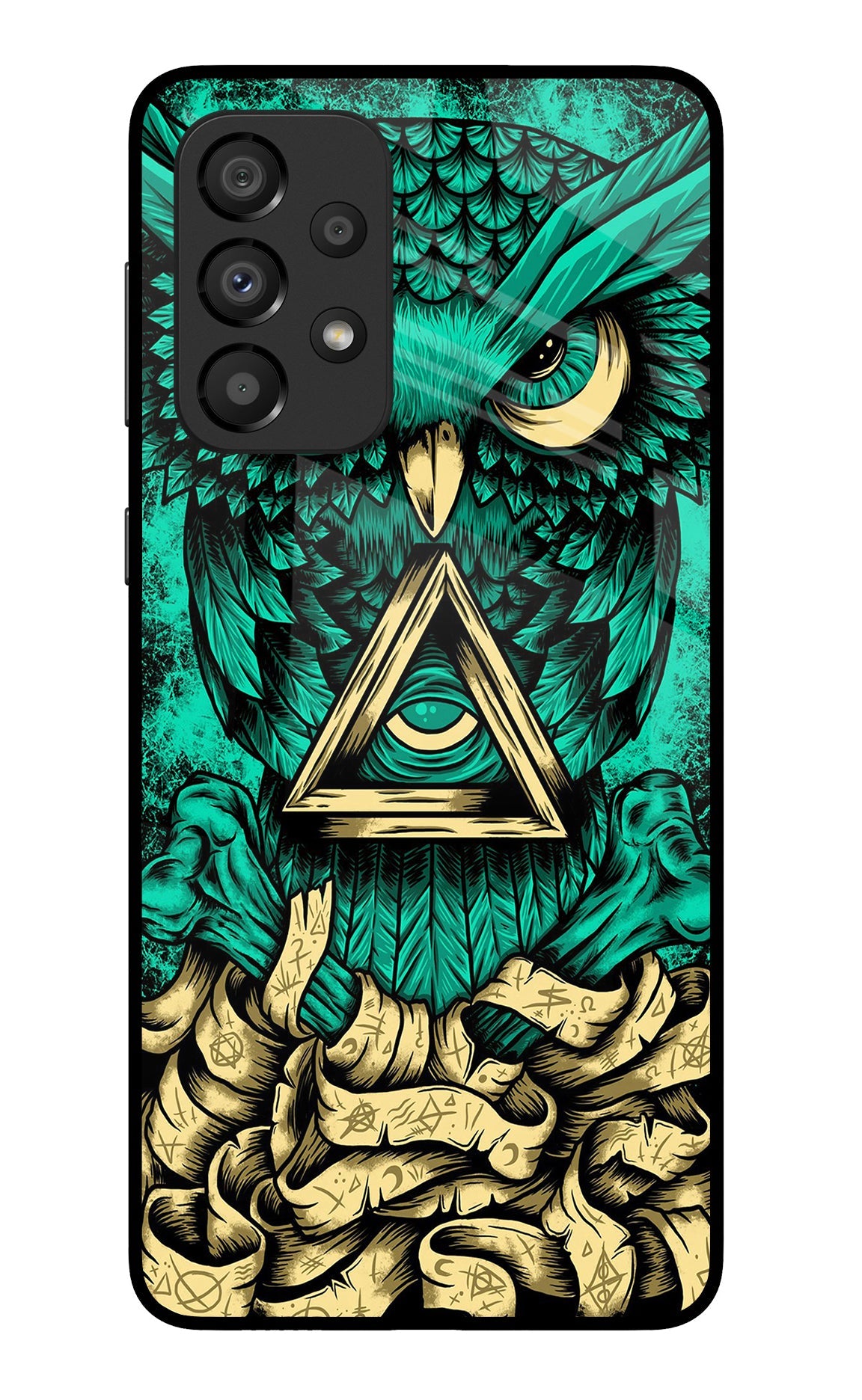 Green Owl Samsung A33 5G Back Cover