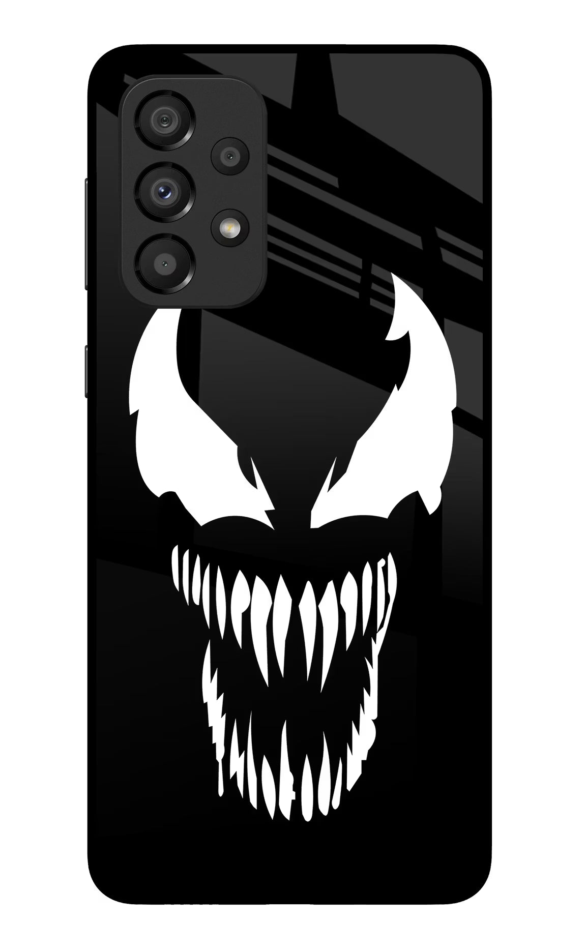 Venom Samsung A33 5G Glass Case Back Cover by Casekaro
