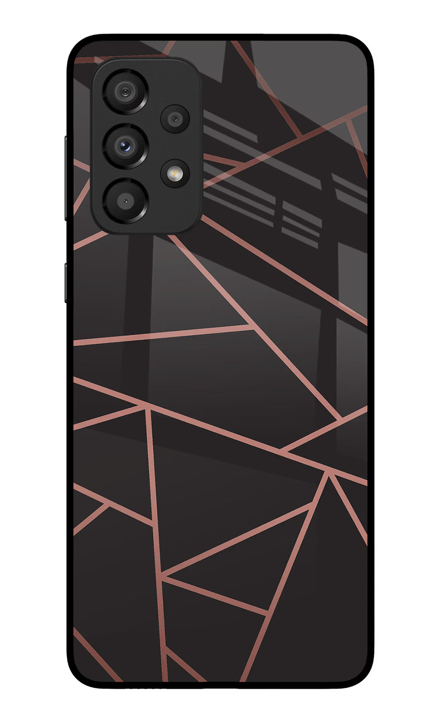 Geometric Pattern Samsung A33 5G Back Cover, Glass case