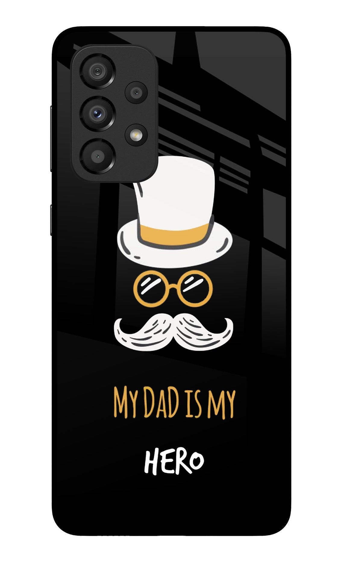 My Dad Is My Hero Samsung A33 5G Glass Case