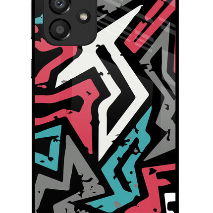 Geometric Graffiti Samsung A33 5G Glass Case