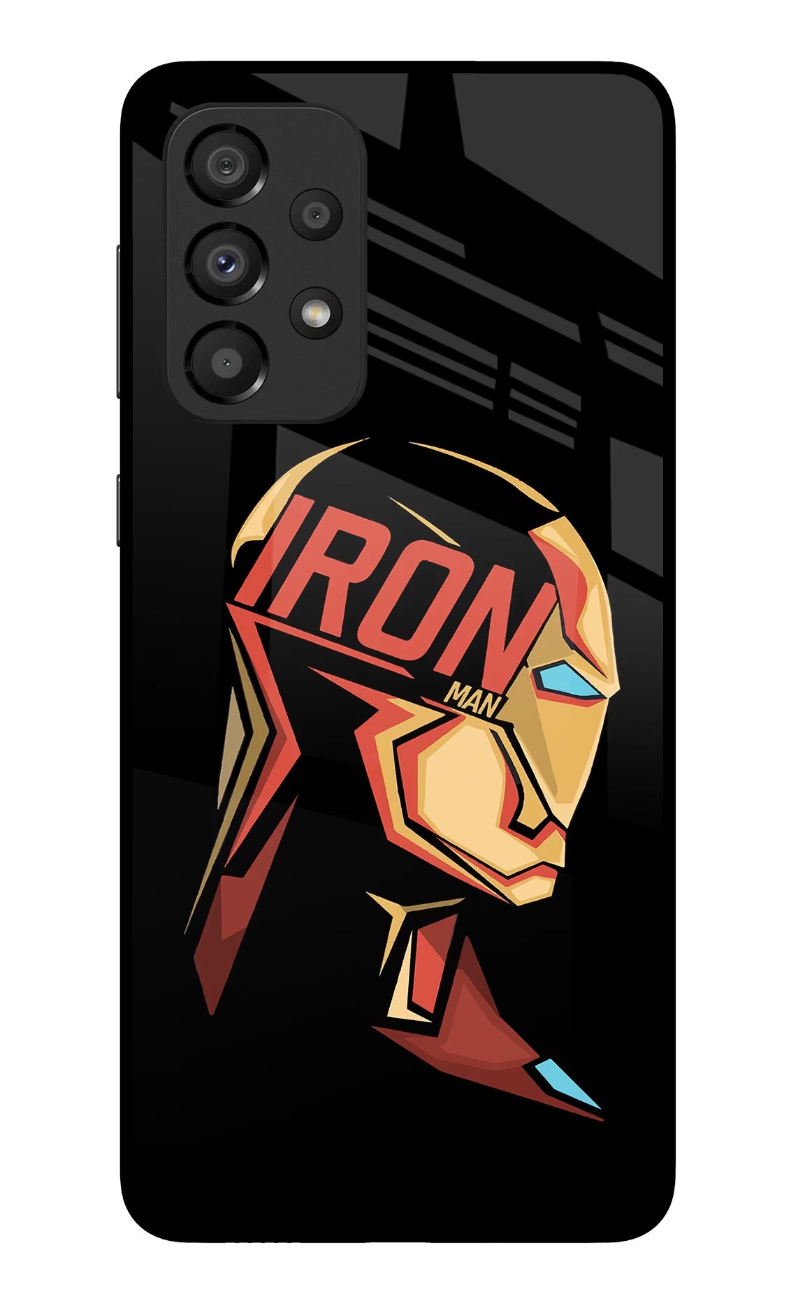 IronMan Samsung A33 5G Glass Case Back Cover by Casekaro