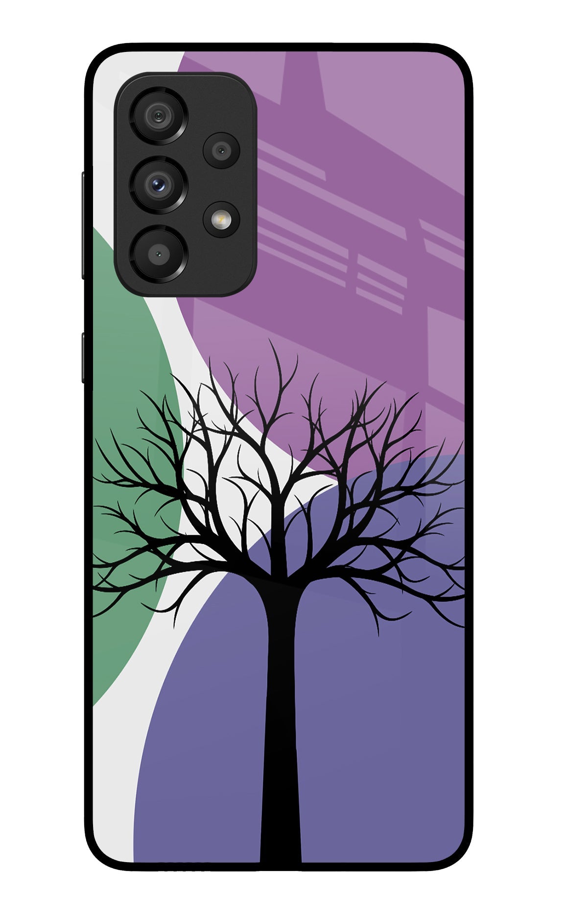 Tree Art Samsung A33 5G Glass Case