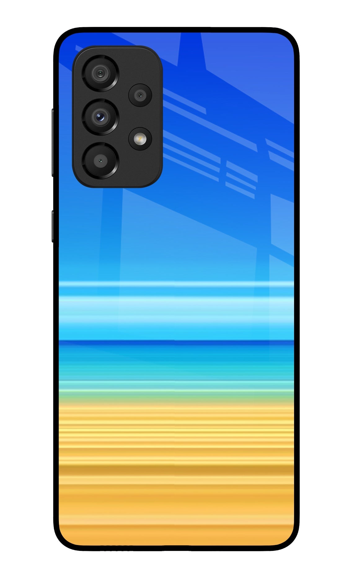 Beach Art Samsung A33 5G Glass Case