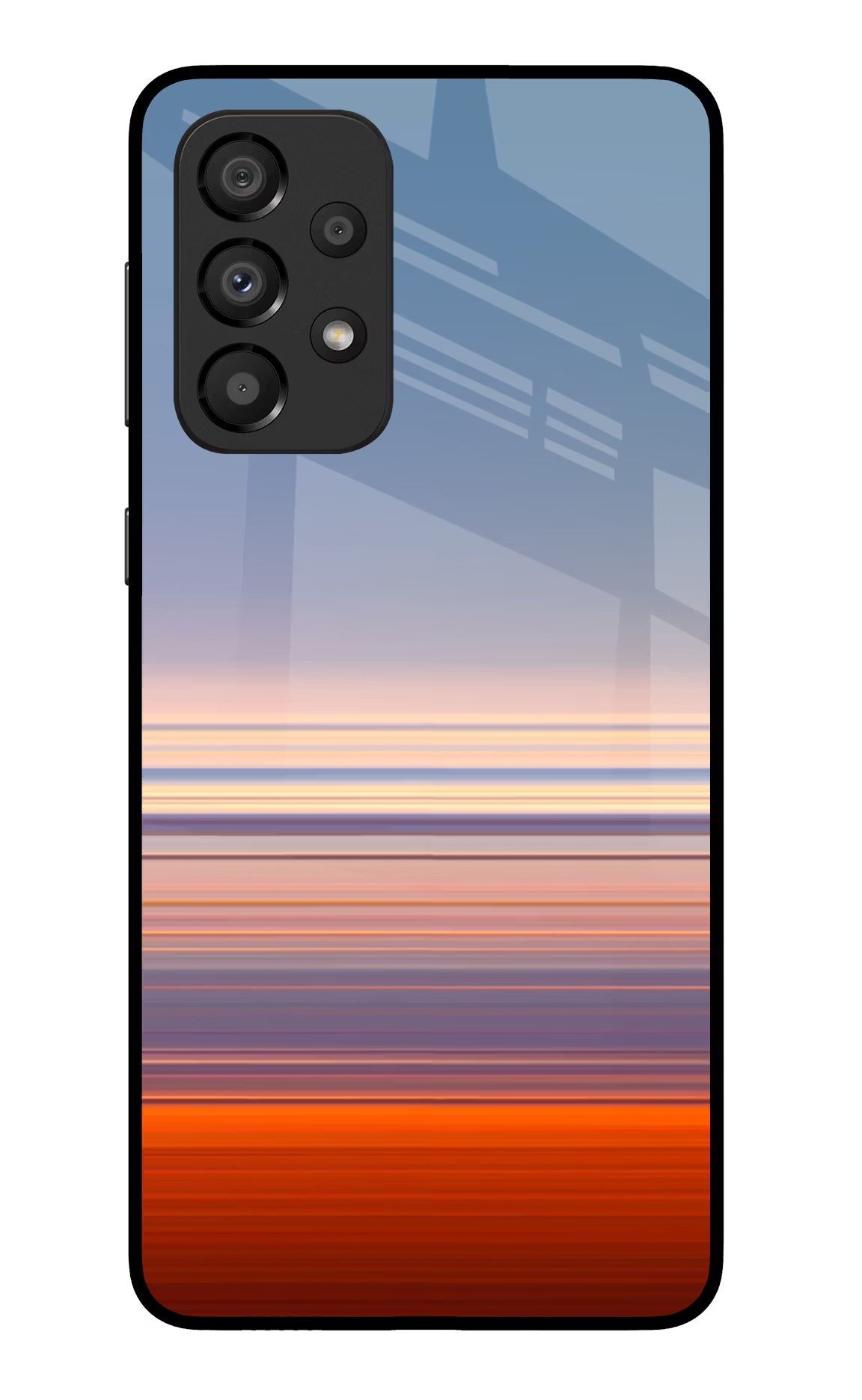 Morning Colors Samsung A33 5G Glass Case Back Cover by Casekaro