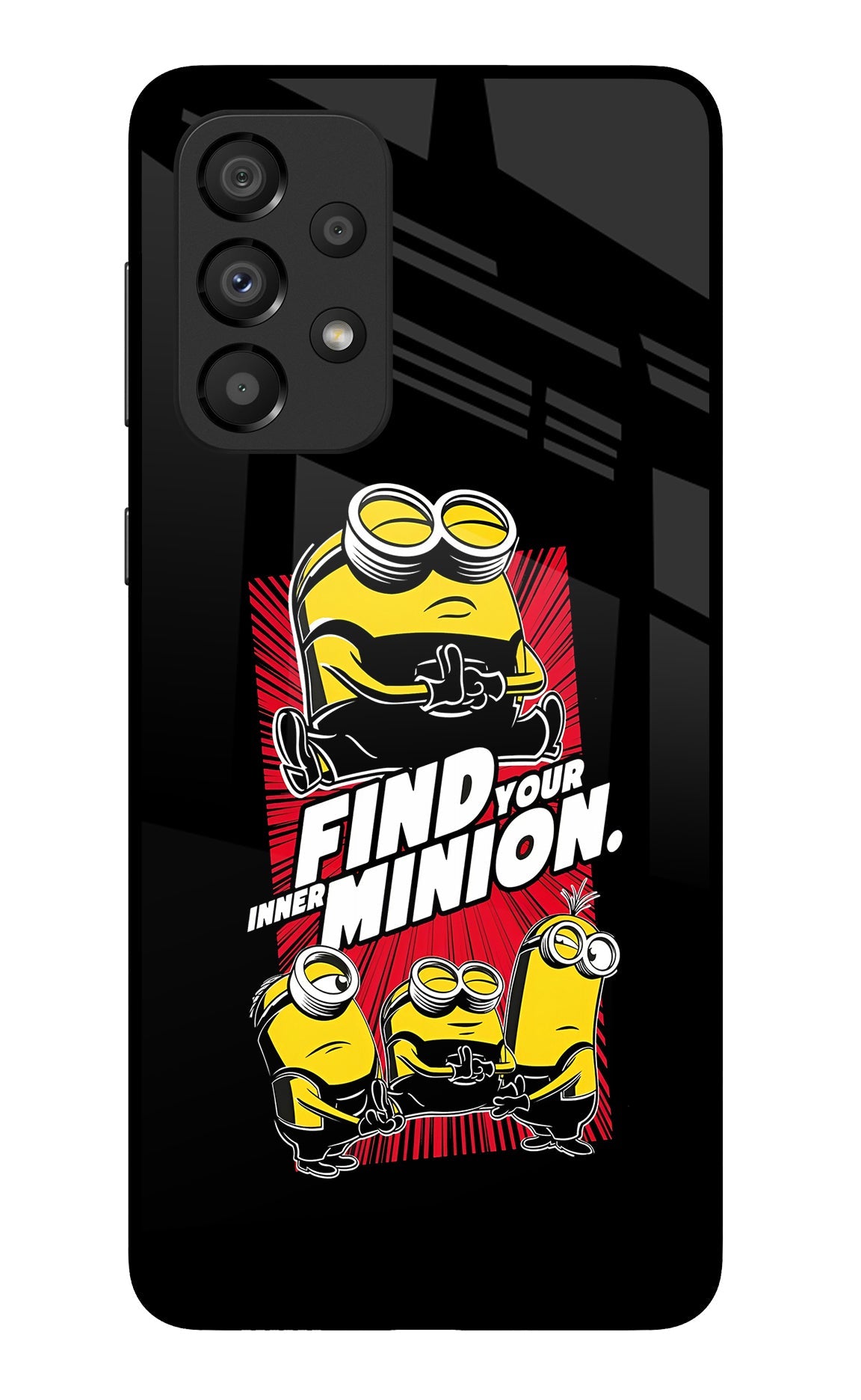 Find your inner Minion Samsung A33 5G Glass Case