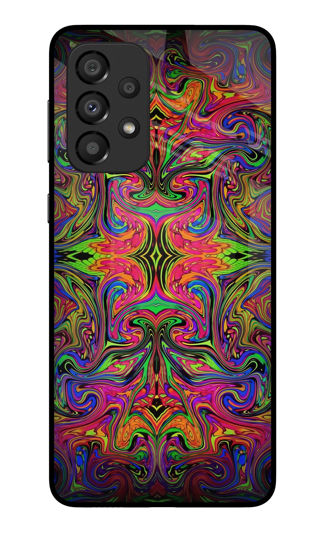 Psychedelic Art Samsung A33 5G Glass Case