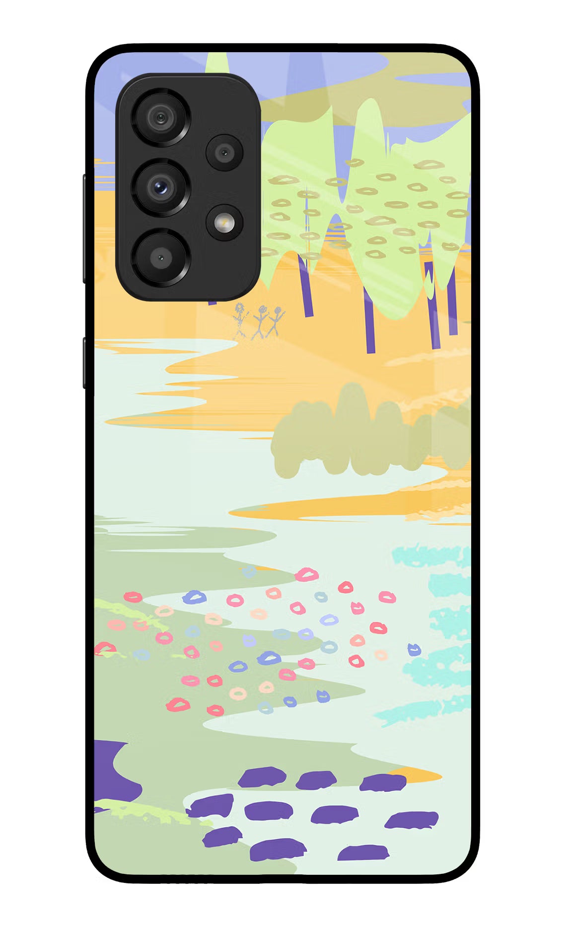 Scenery Samsung A33 5G Glass Case Back Cover by Casekaro