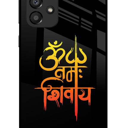 Om Namah Shivay Samsung A33 5G Glass Case