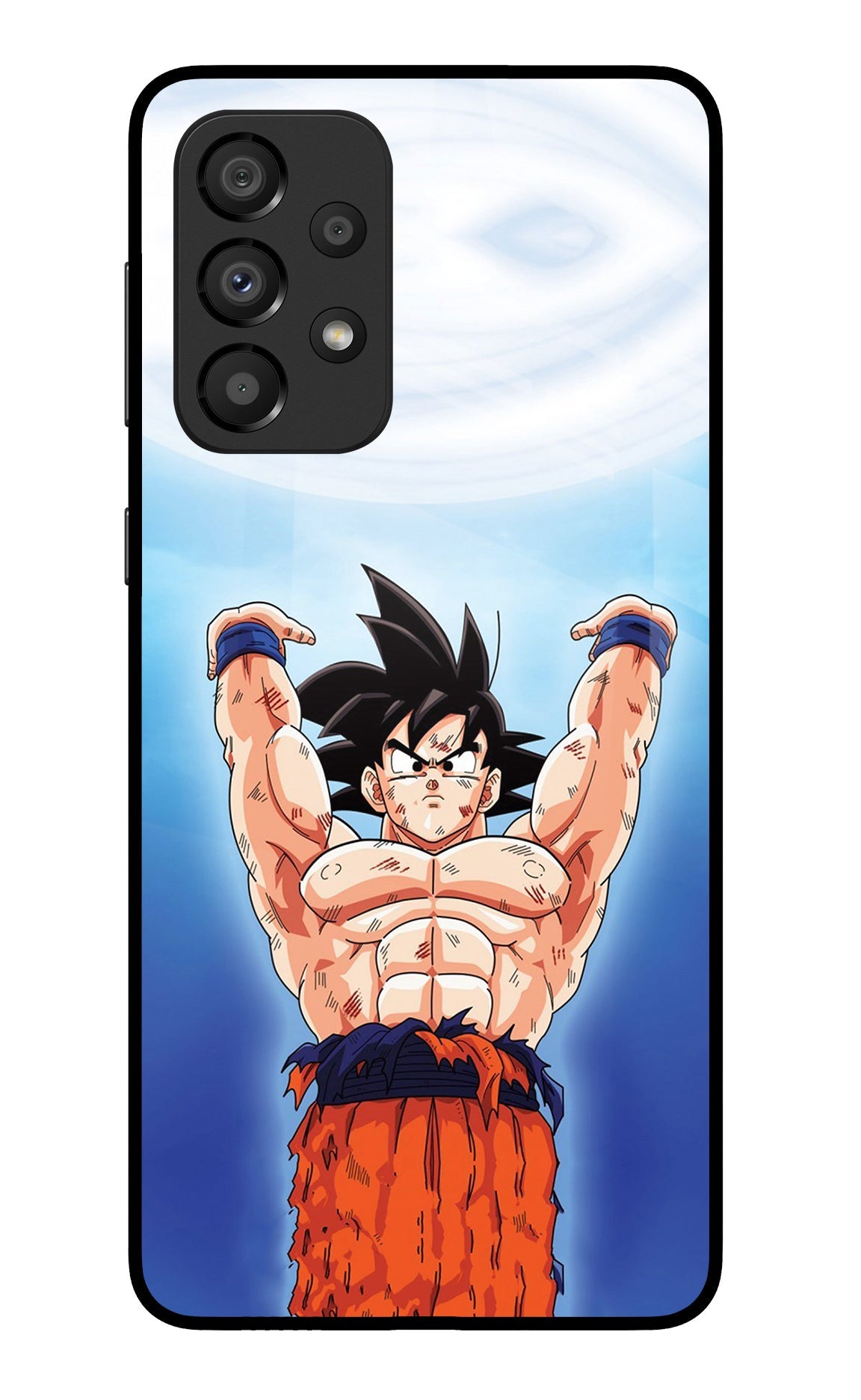 Goku Power Samsung A33 5G Glass Case