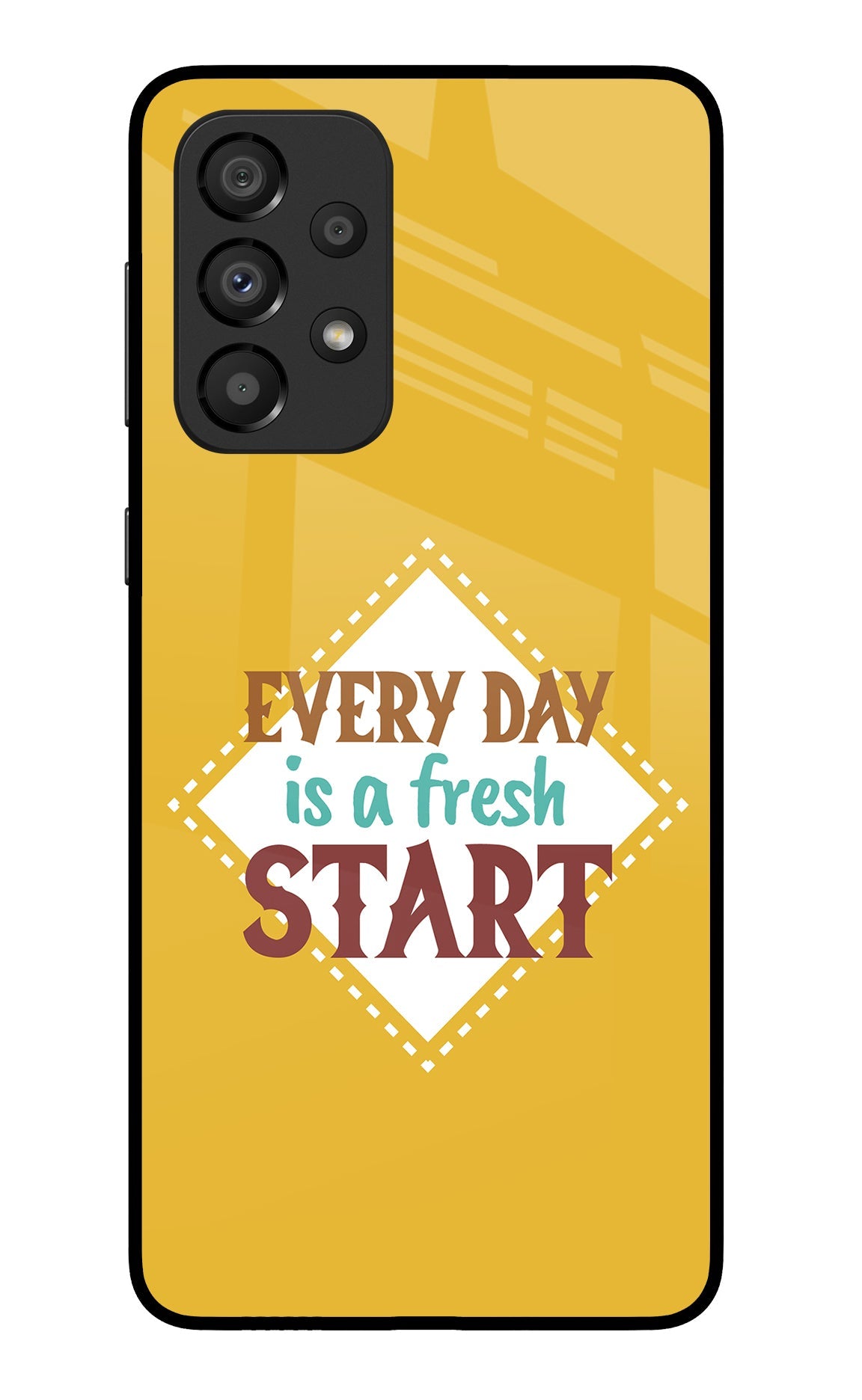 Every day is a Fresh Start Samsung A33 5G Glass Case