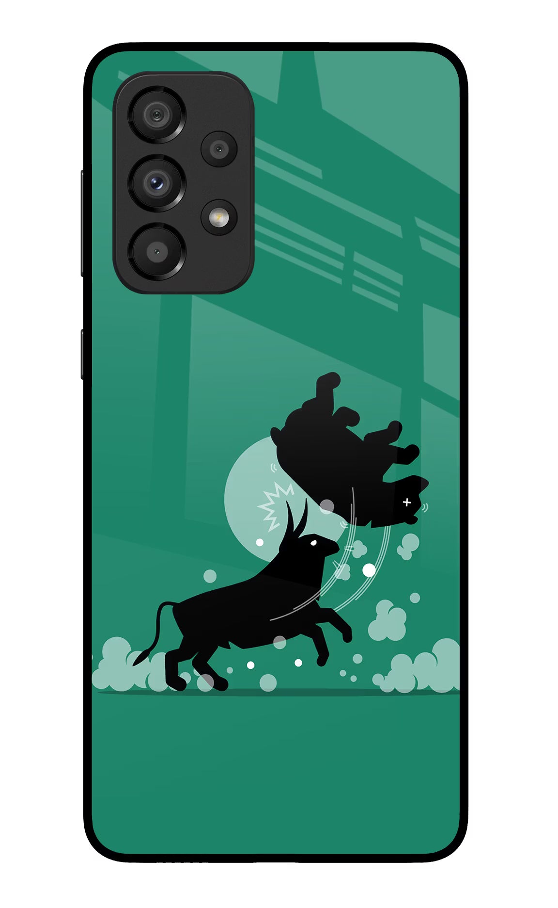 Bull Conqueror Samsung A33 5G Glass Case