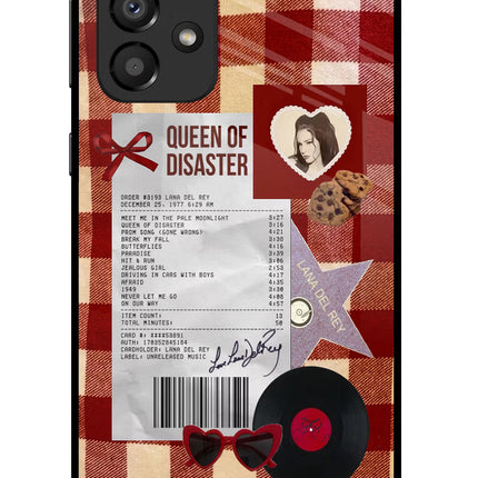 Queen of Disaster Samsung A33 5G Glass Case