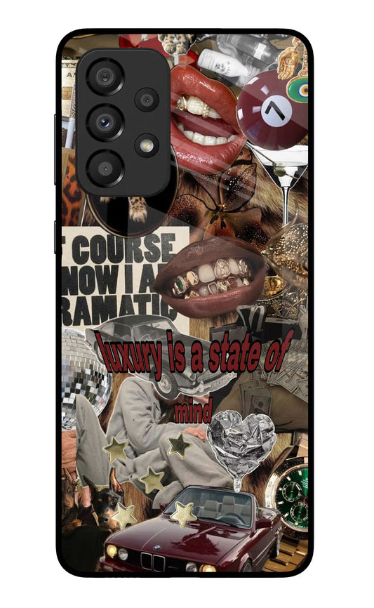 Luxury Samsung A33 5G Glass Case