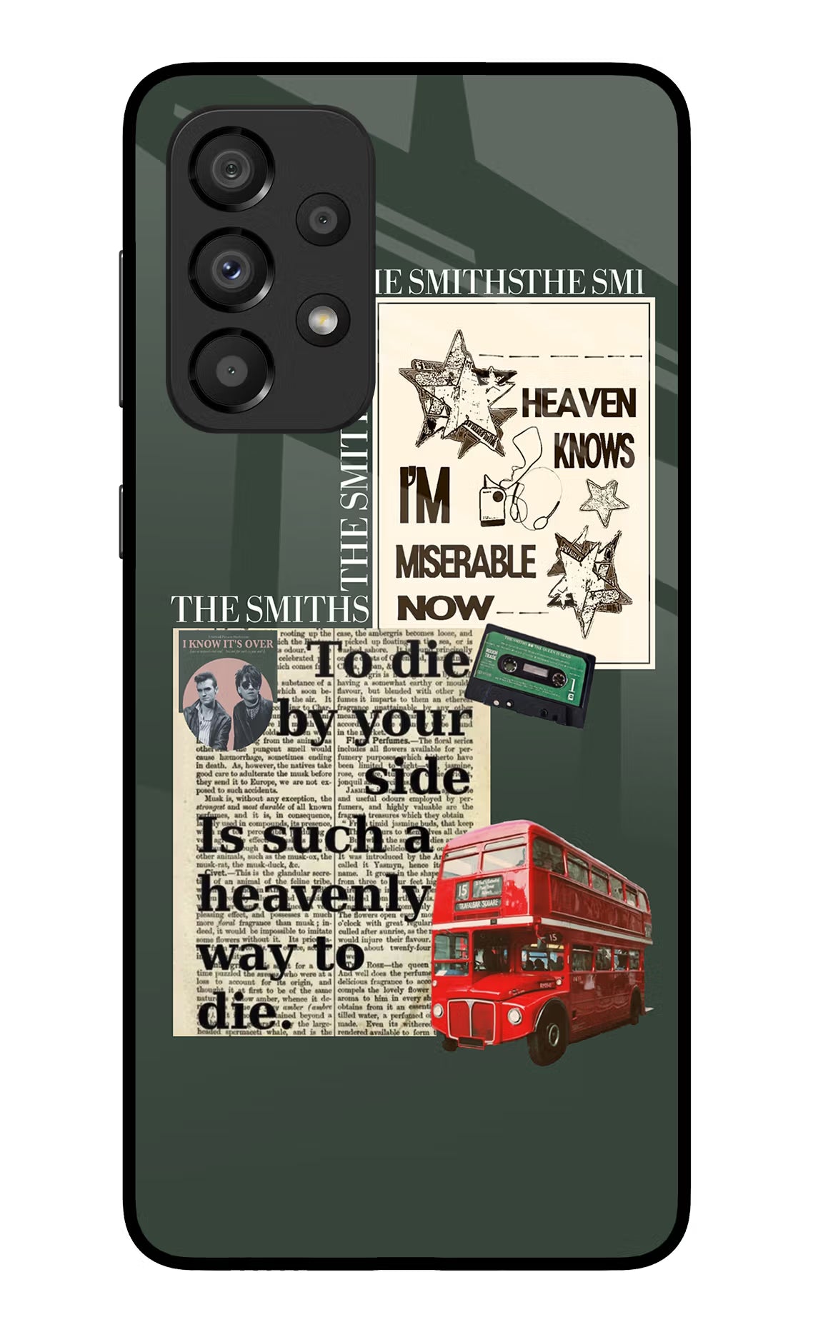 The Smiths Samsung A33 5G Glass Case Back Cover by Casekaro